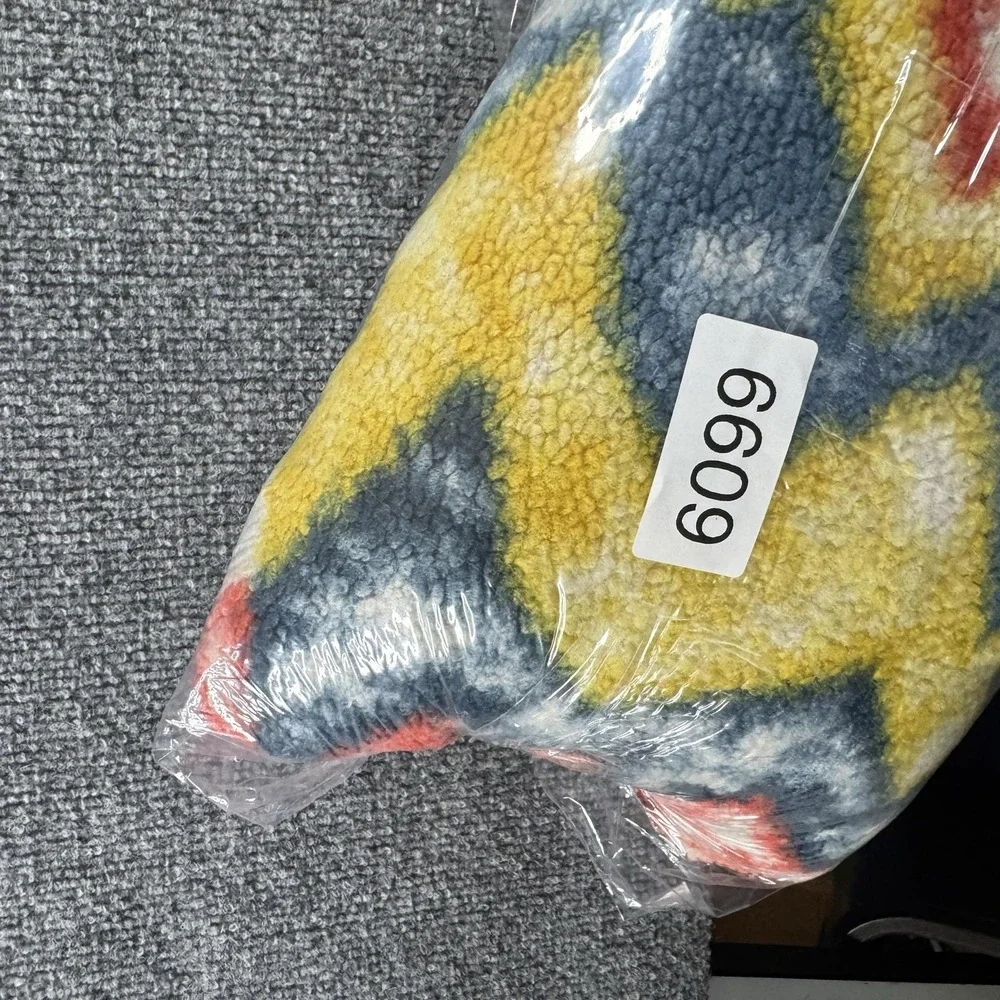 Jordan Sweatpants Mens L Multicolor Sherpa Fleece Joggers Elastic Waist Pockets